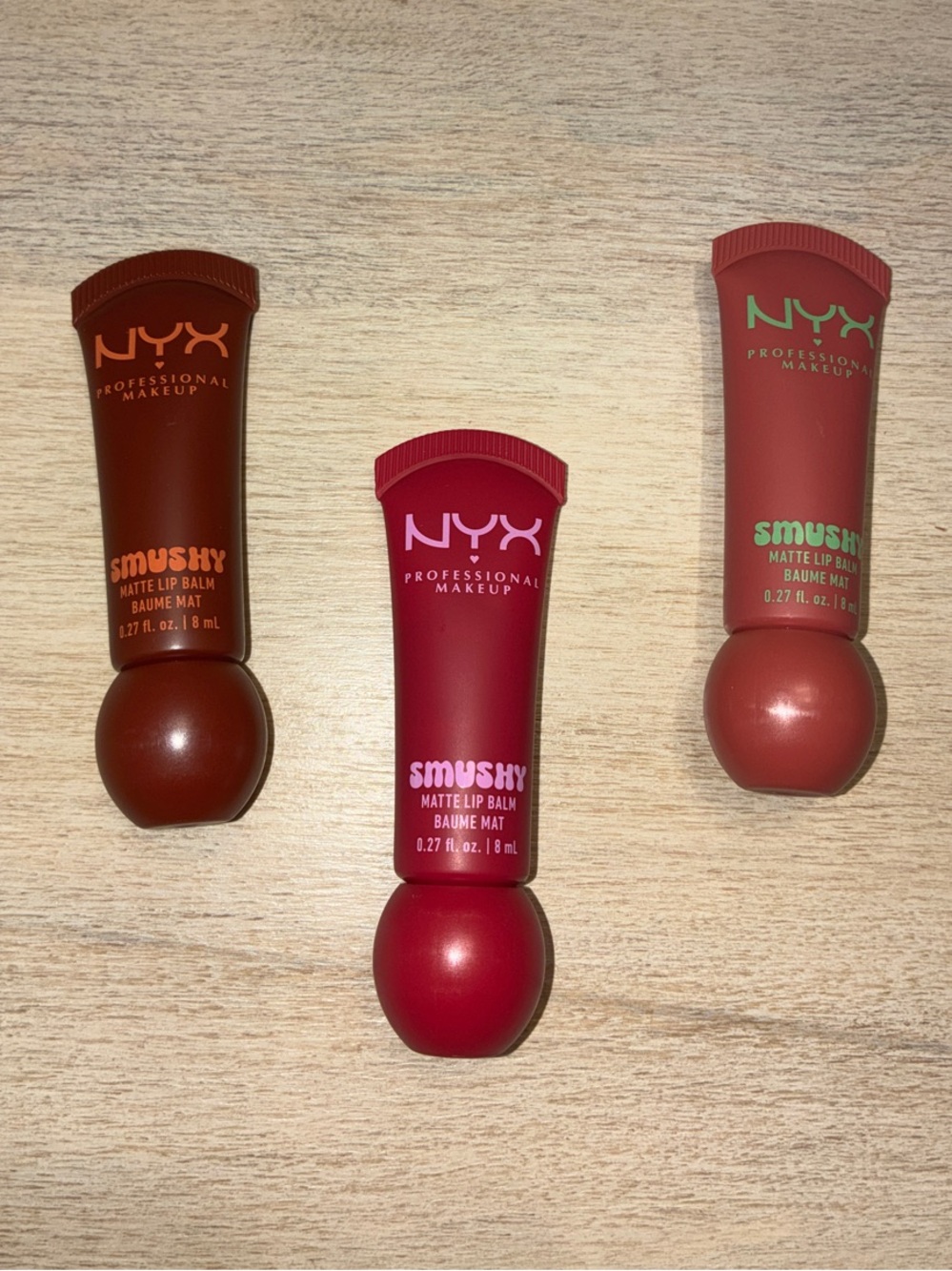 NYX Smushy Matte Lip Balm Trio